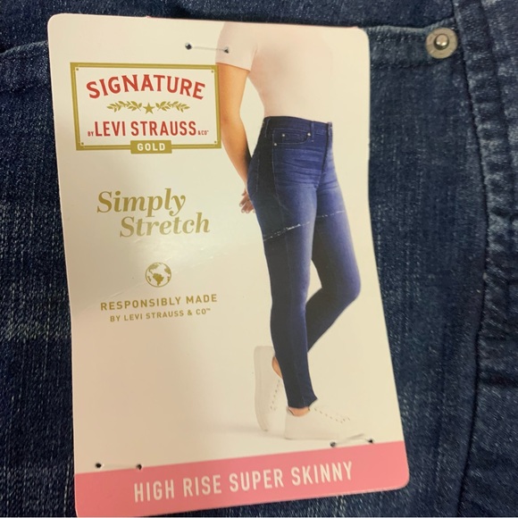 NWT Levi Signature High Rise Stretch Jeans - Picture 5 of 7